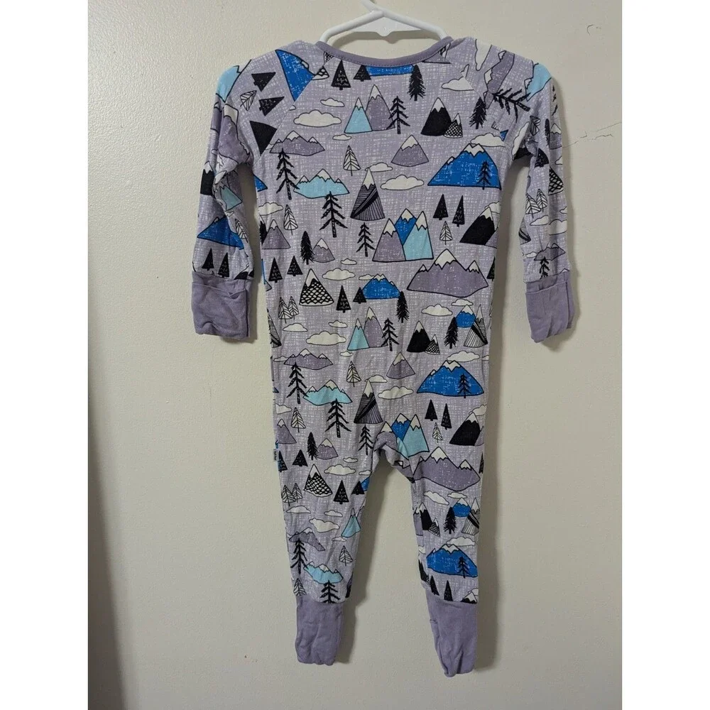 Little Sleepies OG Mountains Zippy PJs size 3-6 Months